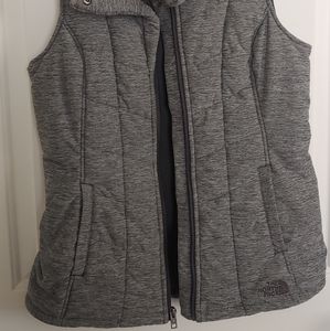 Dark Grey North Face Vest